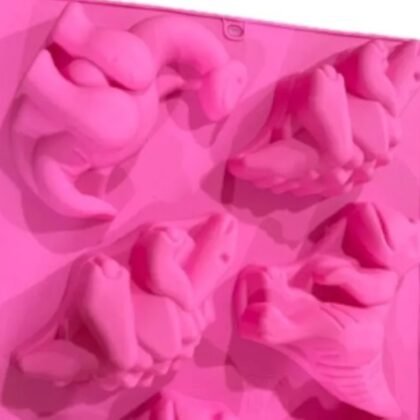 Molde de silicón (Dinosaurios)