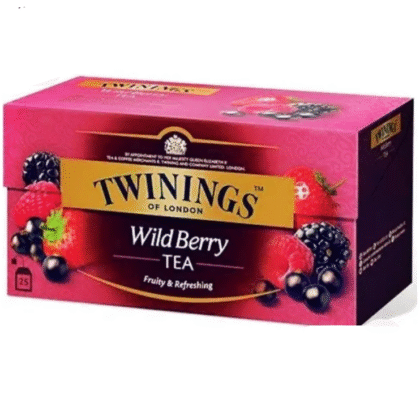 Té Negro Frutos Wild Berry Twinings Of London Caja C/ 25 Pz