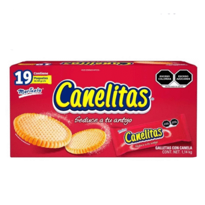 Galletas Canelitas Marinela 19 Pzas De 60 G C/u