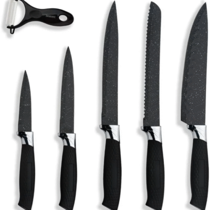 Juego De Cuchillos De Acero Inoxidable, 6 Piezas