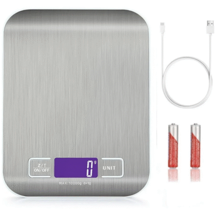 Bascula Digital Para Cocina Acero Inoxidable 5kg