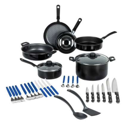 Ekco Batería De Cocina Aluminio Con Antiadherente 32 Pzas