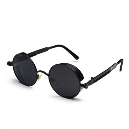 Lentes Sol Uv-400 Redondos Steampunk Unisex Matsuda Iron Man