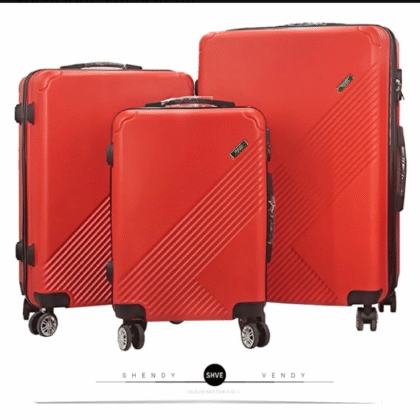 Set 3 Maletas Rígidas 4 Ruedas Viaje Vacaciones Resistente