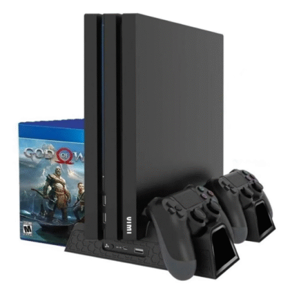Base Enfriadora Para Ps4 Normal Pro Slim Carga 2 Controles