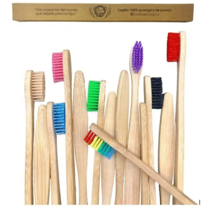 Cepillo De Dientes Bambu Biodegradable Ecologico