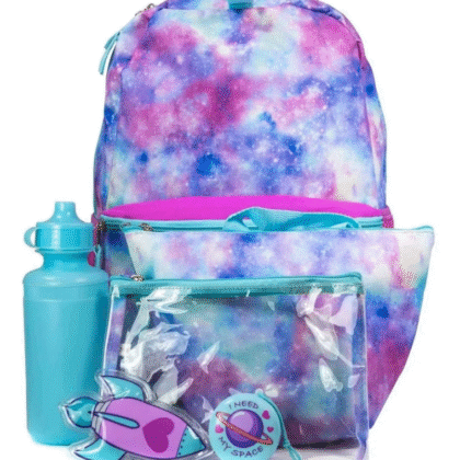 Juego De Mochila De 6 Piezas Tiedye Lonchera, Vaso, Lunchera