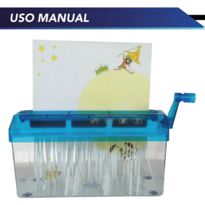 Trituradora De Papel Manual Portátil para hojas tamaño carta