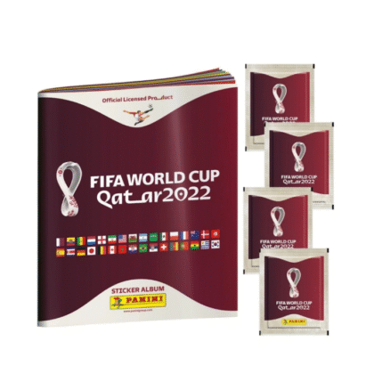 Album mundial Qatar 2022 Panini pasta blanda + 4 sobres