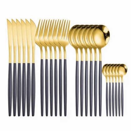 Cubiertos De Acero Inoxidable 24 Piezas