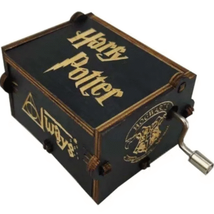 Caja Musical manivela De Madera