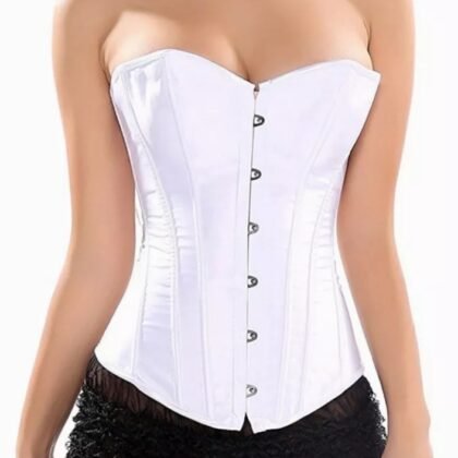 Corset blanco faja cinturón