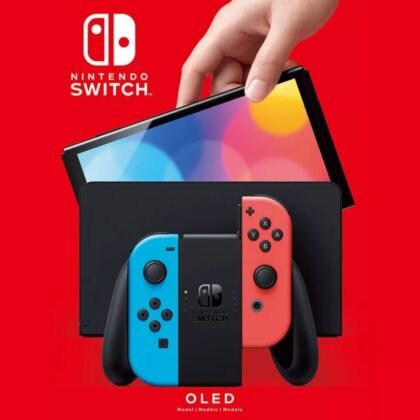 Nintendo Switch OLED 64GB Standard rojo y azul