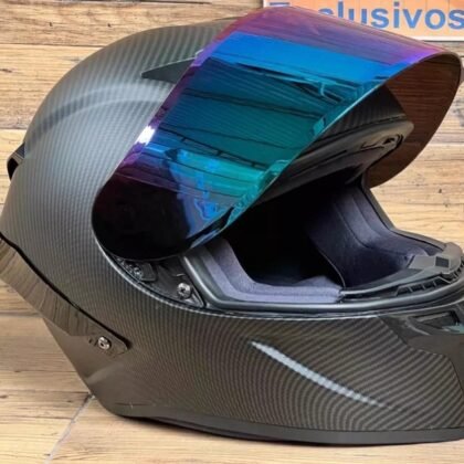Casco Kc1 Deportivo Fibra Carbono Mica Certificado Pulsar Kt