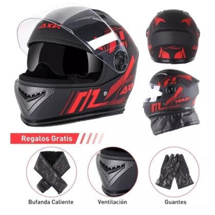 Cascos Para Motociclismo Abatible Visor Doble Antivaho Hd