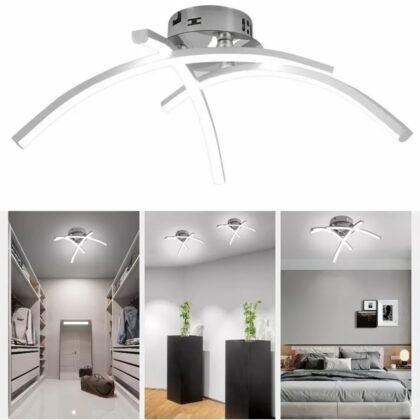 Lámpara De Techo Moderna Luz Led Techo 3 Barras De Luces 18w