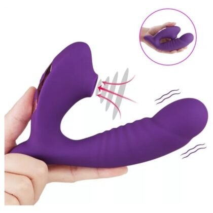 Vibrador Con Succionador De Clítoris Para Mujer