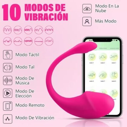 Vibrador Consolador Bluetooth Con App Control
