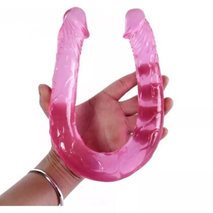 Consolador Dildo Doble Cabeza Pene Realista Suave Venoso