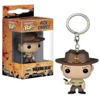 Llavero funko de Rick grimes