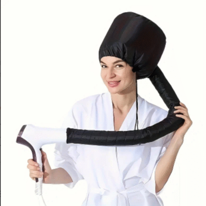 Capucha ajustable para secado de cabello