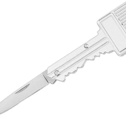 Navaja Oculta Llavero En Forma De Llave Plegable