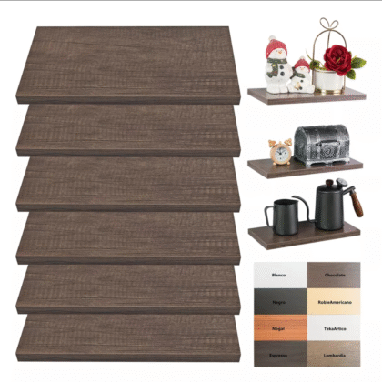 6 Repisas flotantes minimalistas