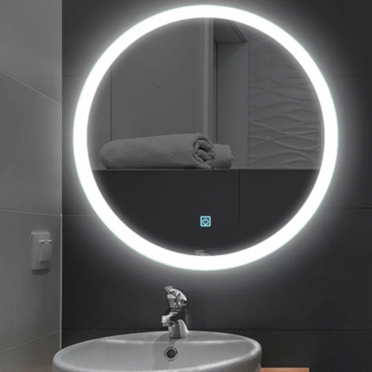 Espejo LED touch redondo 60 cm