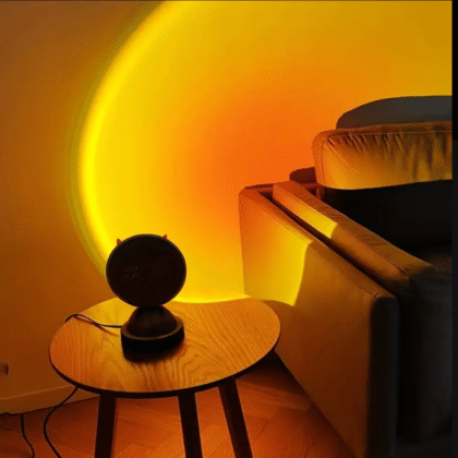 Lámpara de atardecer para decoración