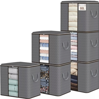 6 Bolsas de almacenamiento organizadoras (90L)