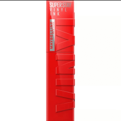 Labial líquido maybelline Superstay red hot 25