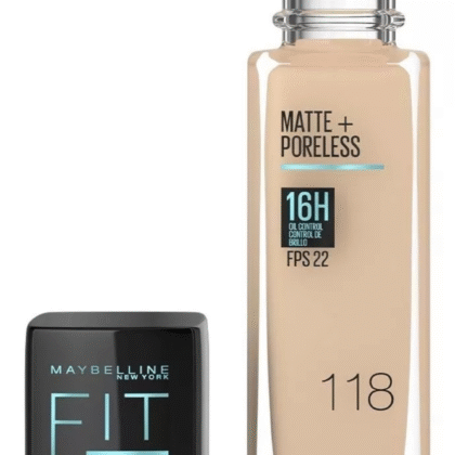 Base de maquillaje fit me matte maybelline 118 light beige