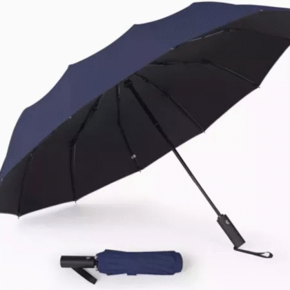 Paraguas sombrilla automático azul marino 100cm