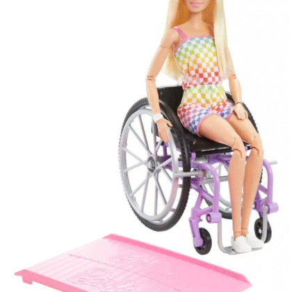 Barbie silla de ruedas juguete