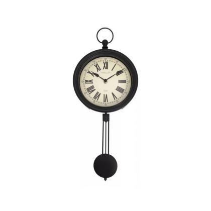 Reloj antigüo de péndulo vintage, retro para pared