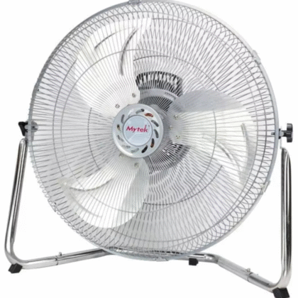 Ventilador mytek de piso color plateado 16" 127v