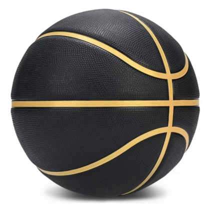 Balón de basketball, basquetbol, baloncesto #5 color negro - dorado