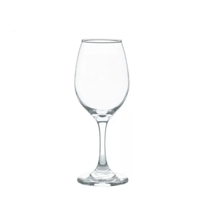 6 copas de vidrio para vino 318 mililitros transparente