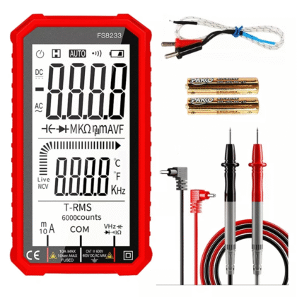 Multímetro digital LCD 6000 cuentas
