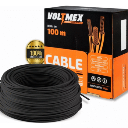 100 metros de cable calibre 14 thw cca color negro