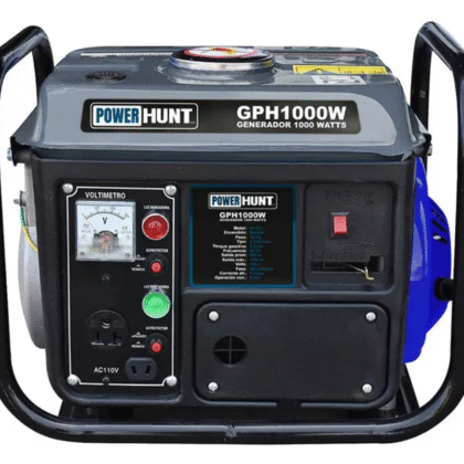 Generador de energía portátil mini powerhunt 1000w a gasolina monofásico