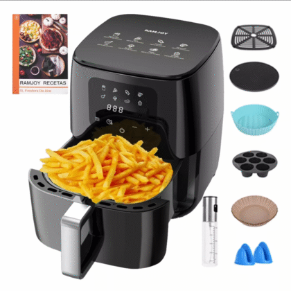 Freidora de aire ramjoy Smart multifuncional 5 litros 1400 w