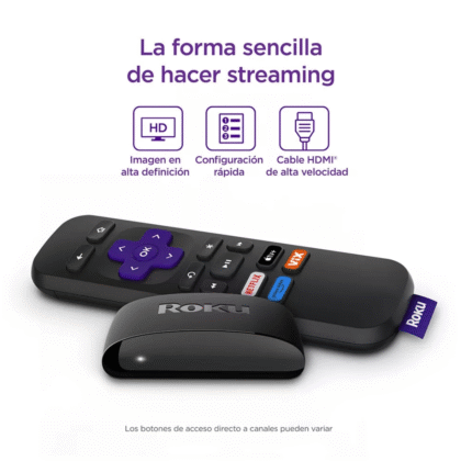 Roku express streaming HD con HDMI + control