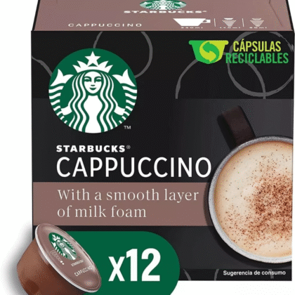 3 cajas con 12 piezas de cápsulas Nescafé Dolce gusto Starbucks cappuccino