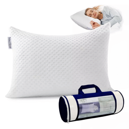 Almohada memory foam ajustable estándar suave