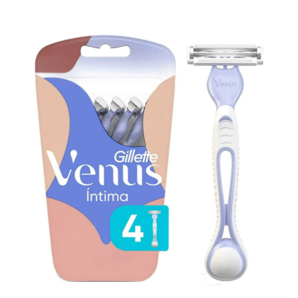 Rastrillo Gillette Venus zona íntima para mujer 4 unidades