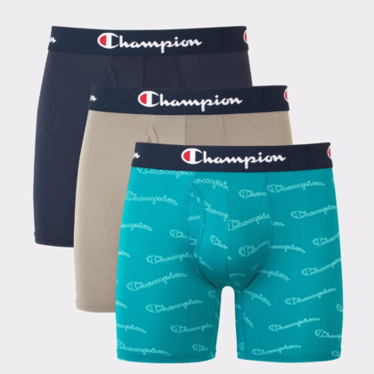 Ropa interior paquete 3 boxer hombre marca champion