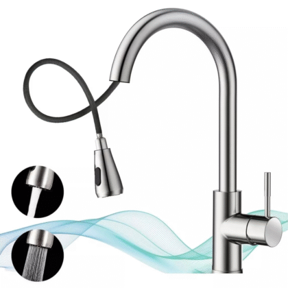 Grifo mezclador para fregador flexible llave para tarja