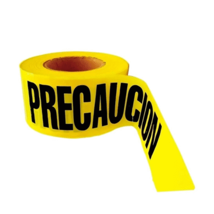 Cinta delimitadora amarilla de precaución seguridad 305 metros