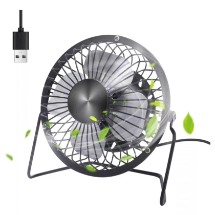 Ventilador de escritorio 6" pulgadas metálico usb